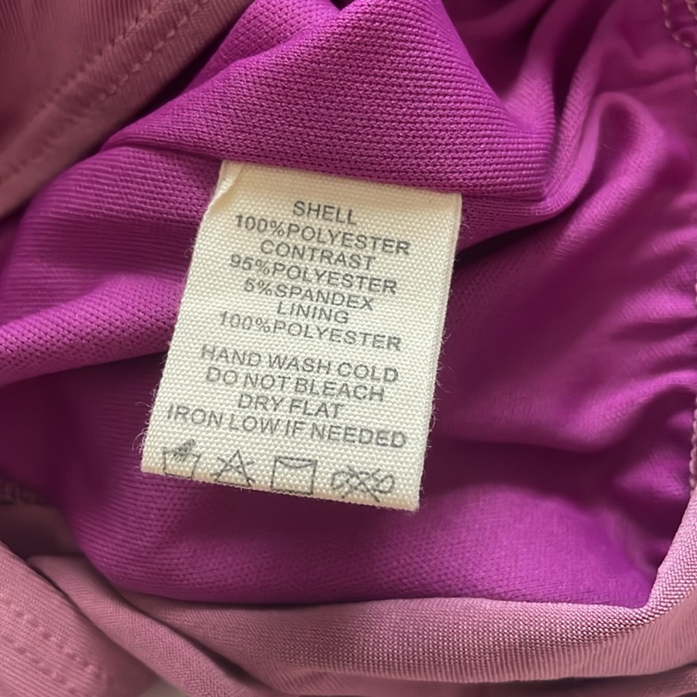 Peach love bodysuit, size large, nwt, pink and purple - Picture 9 of 10